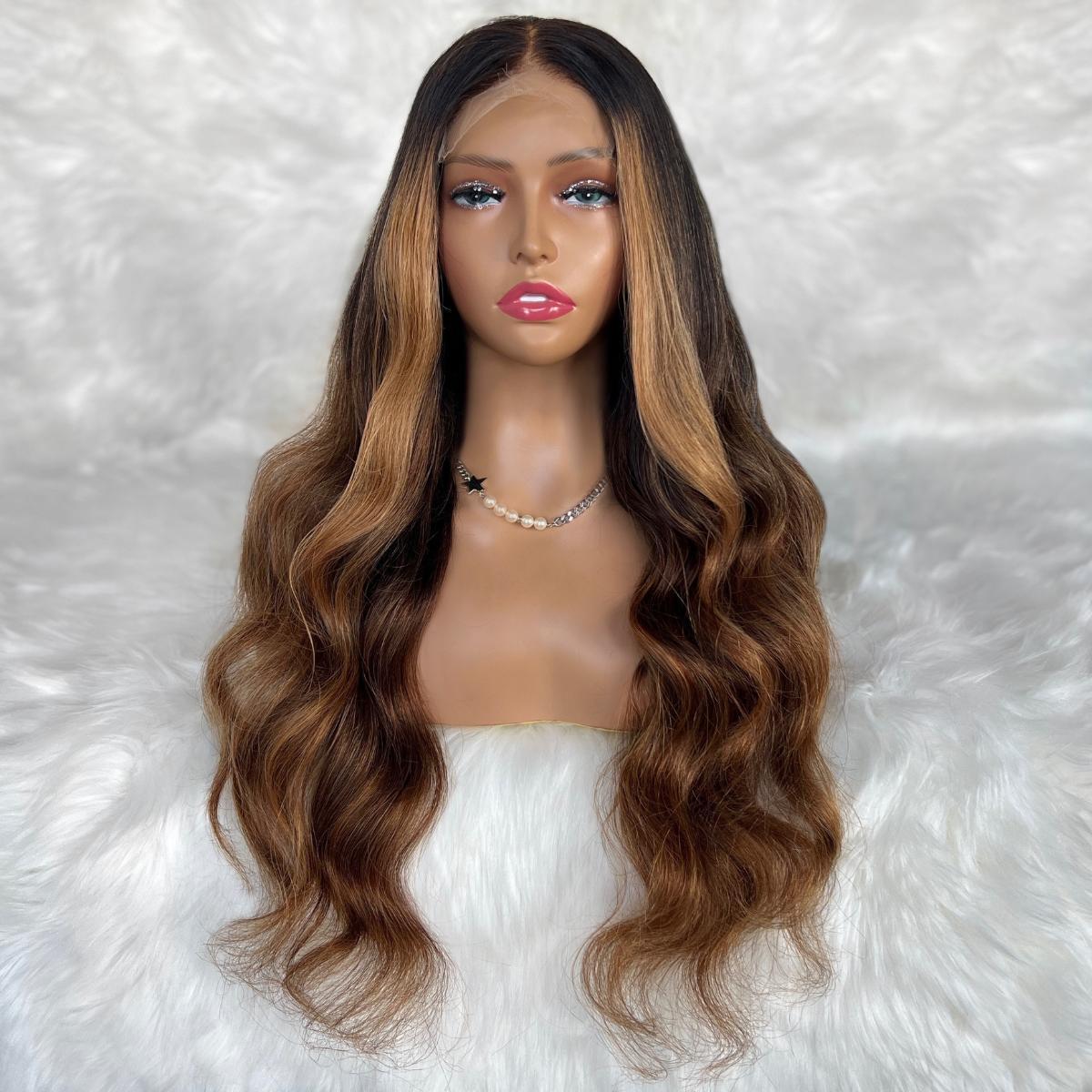 Professionally Colored Mystique Glueless 5x5 HD Lace Human Hair Closure Wig