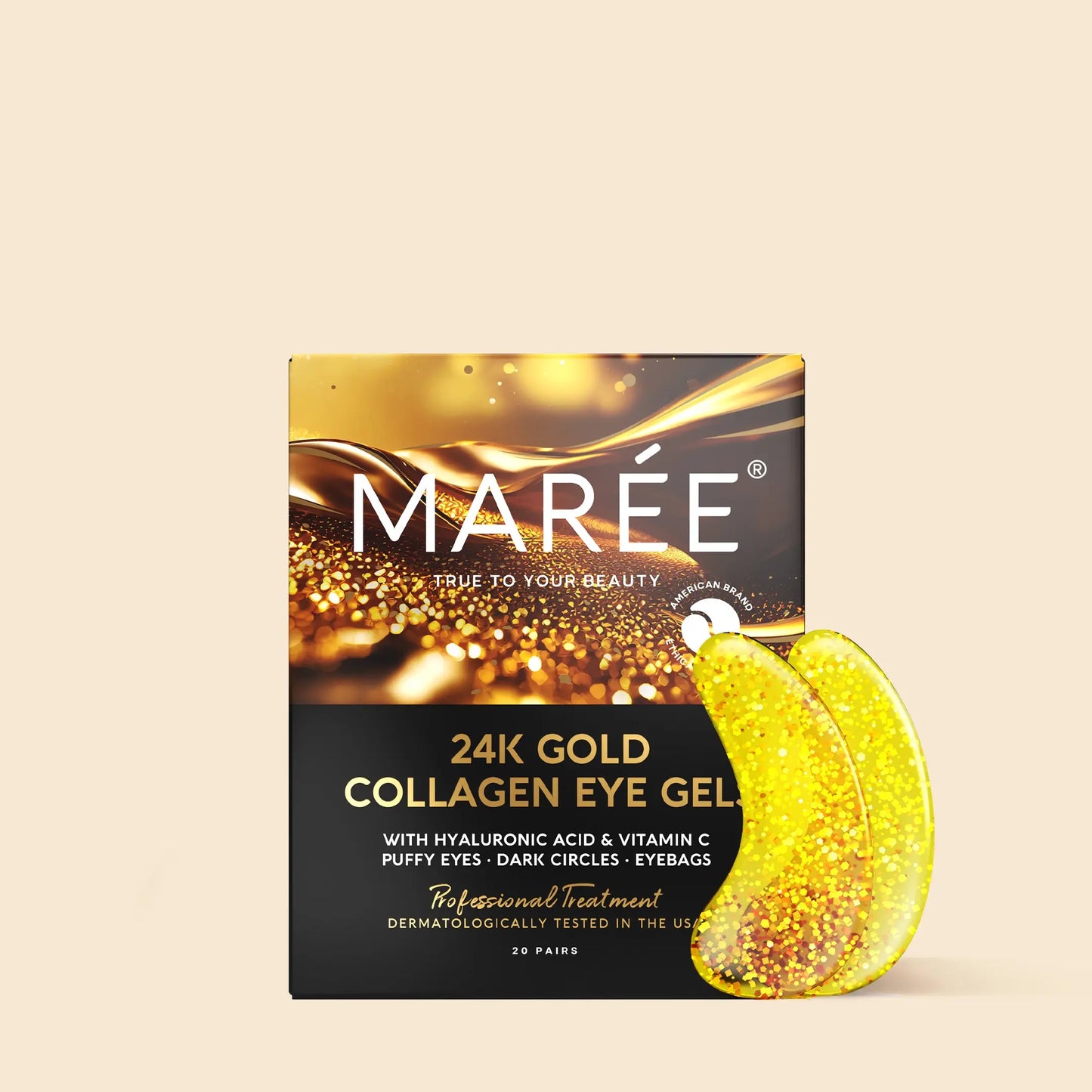 24K Gold Moisturizing Eye Patches