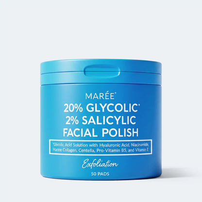 Marée® Glycolic Salicylic Acid Exfoliating Pads