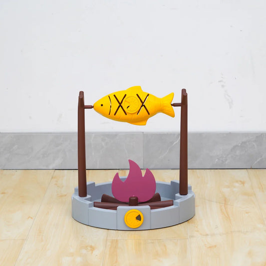 Interactive Cat Toy & Treat Dispenser | Grilled Fish