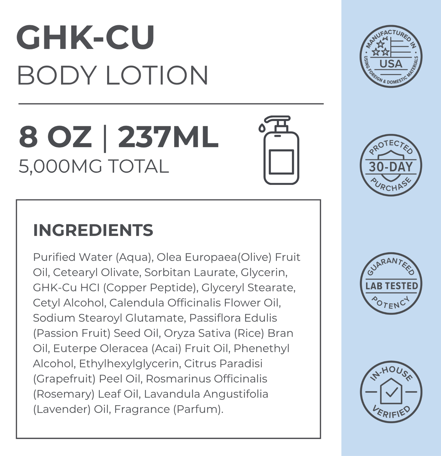 GHK-Cu Body Lotion