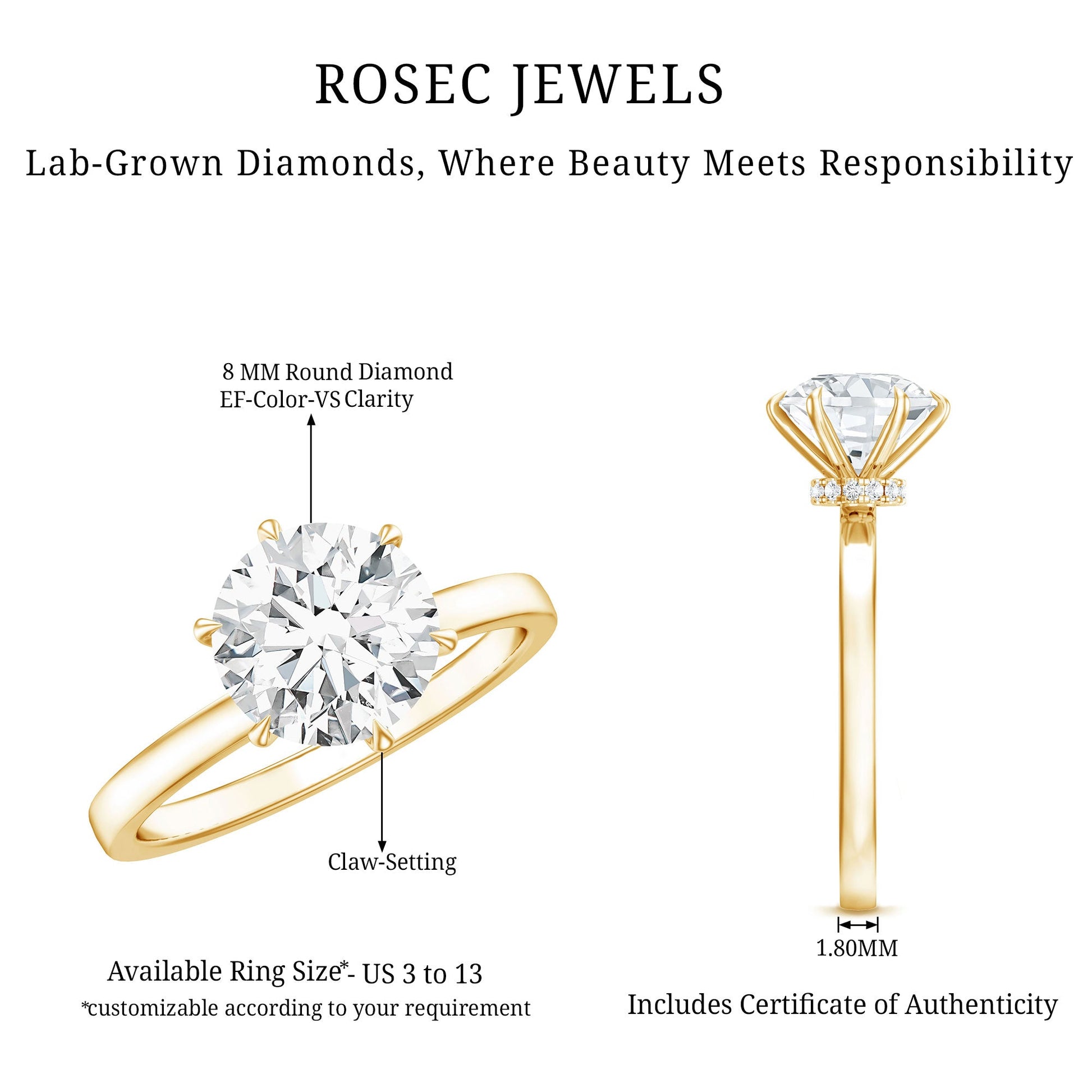 round diamond on white background