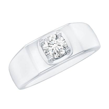 Diamond Engagement Ring for Men, EF-VS Brilliant