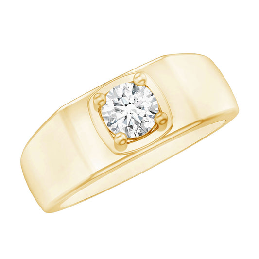 Diamond Engagement Ring for Men, EF-VS Brilliant