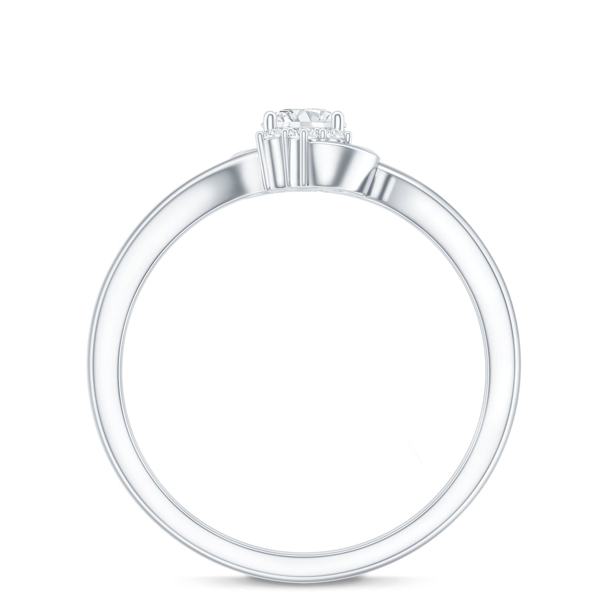 Brilliant Cut Certified Lab Grown Diamond Promise Ring For Her