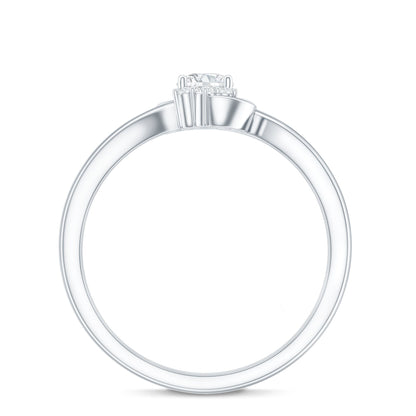 Brilliant Cut Certified Lab Grown Diamond Promise Ring For Her