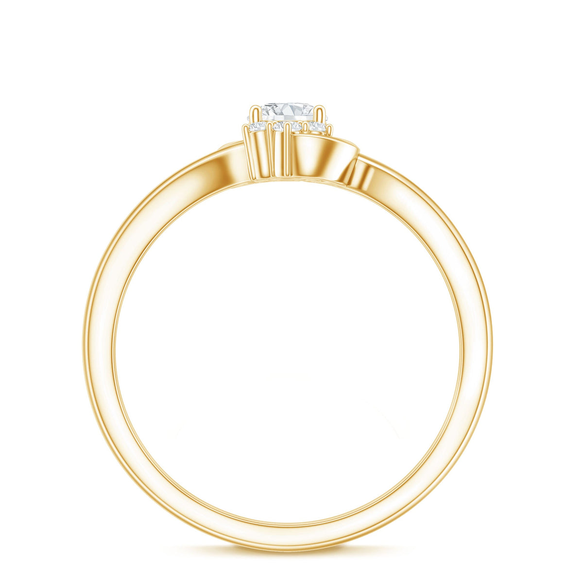 Brilliant Cut Certified Lab Grown Diamond Promise Ring For Her