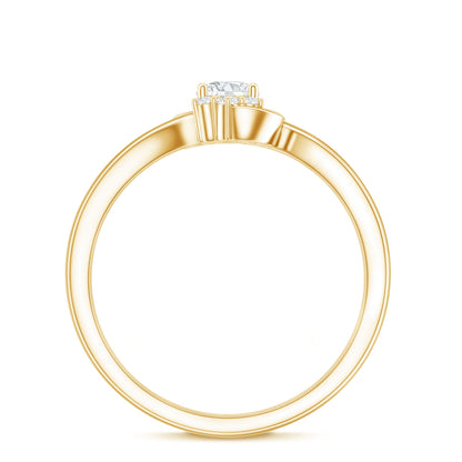 Brilliant Cut Certified Lab Grown Diamond Promise Ring For Her