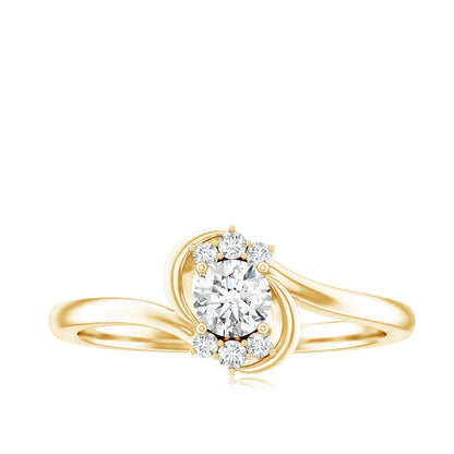 Brilliant Cut Certified Lab Grown Diamond Promise Ring For Her