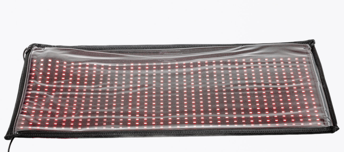 Large Red Light Pad | 27 x 11 inches