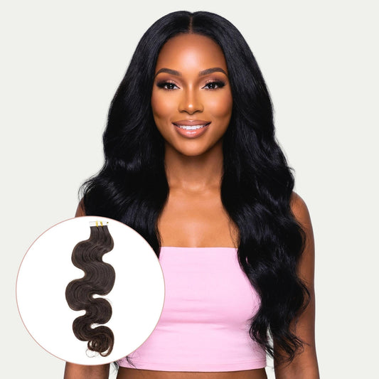 Raw Body Wave, Tape In | 100% Human Hair Extensions, 40