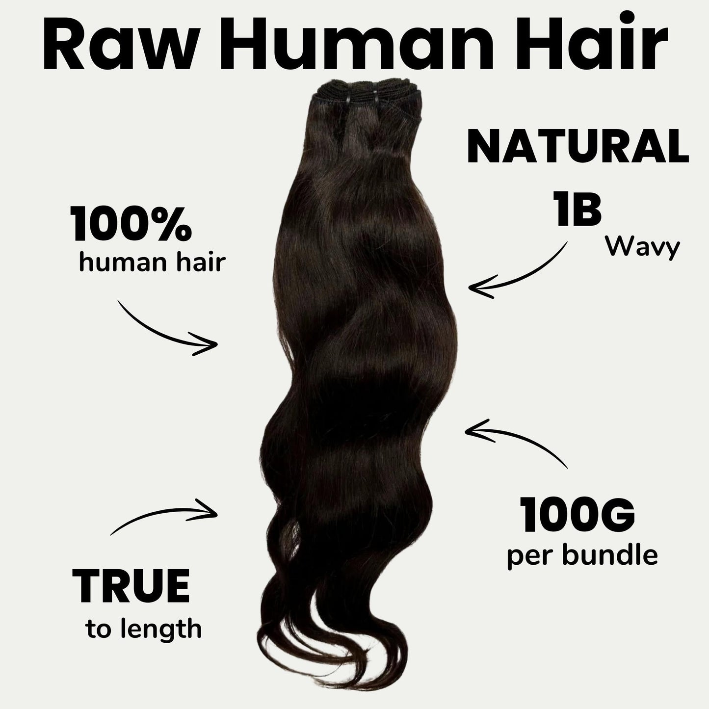 Raw Indian Wavy Hair Bundles
