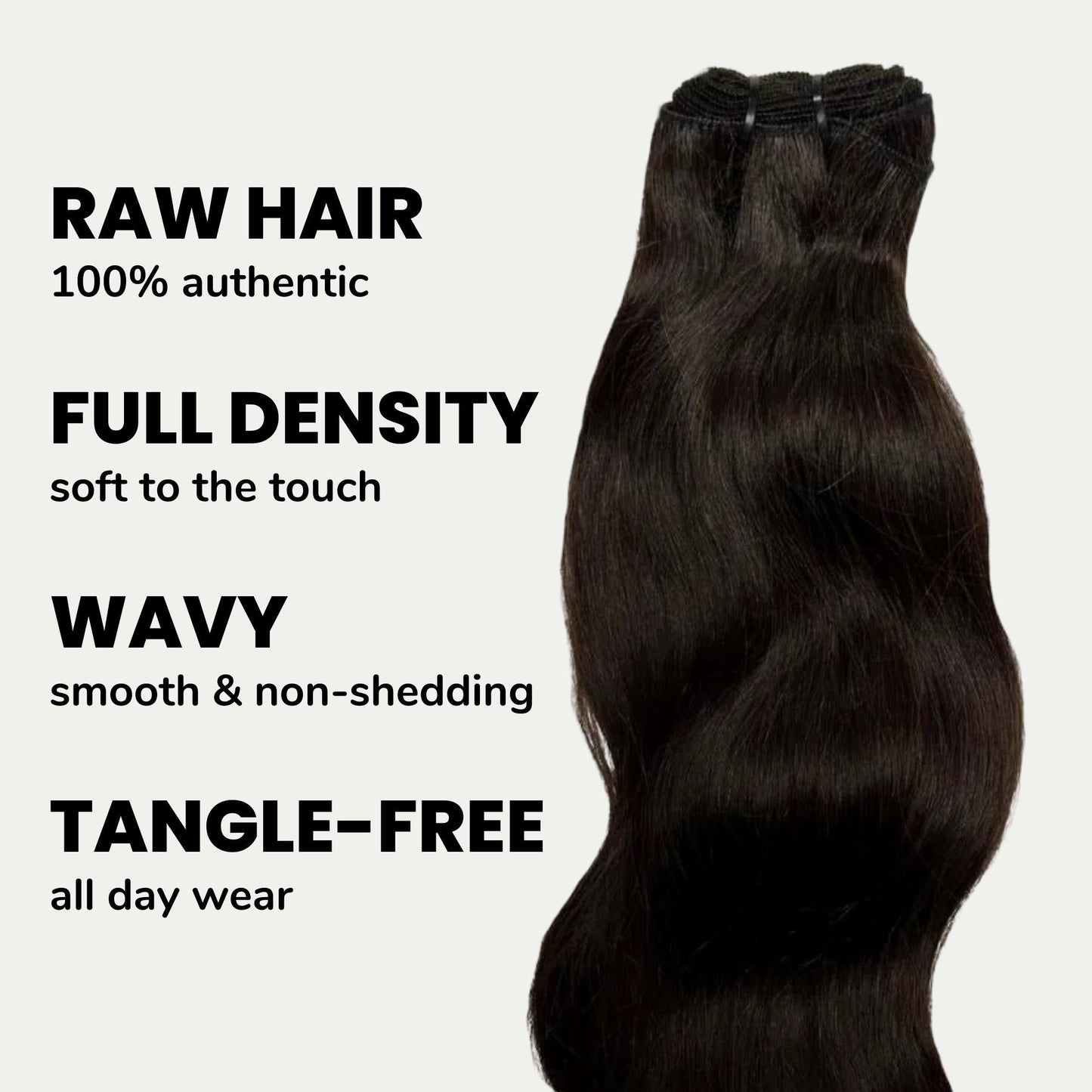 Raw Indian Wavy Hair Bundles