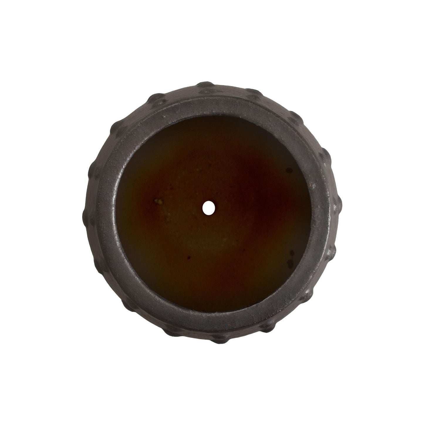 Round Studded Handcrafted Ceramic Outdoor Planter