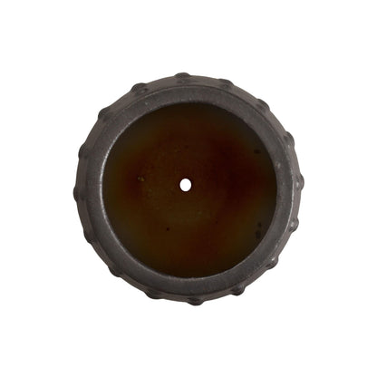 Round Studded Handcrafted Ceramic Outdoor Planter