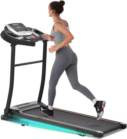Electric Folding Treadmill with Speakers