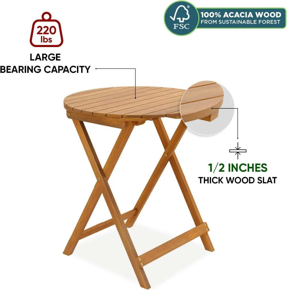 3-Piece Outdoor Bistro Set