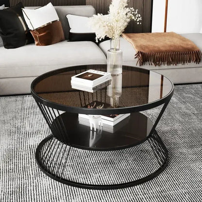 Minimalist Coffee Table | Modern, Round