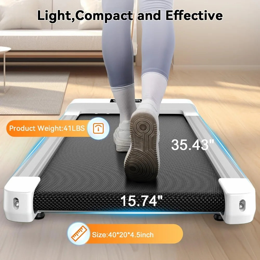 Portable Treadmill with Wheels for Cardio