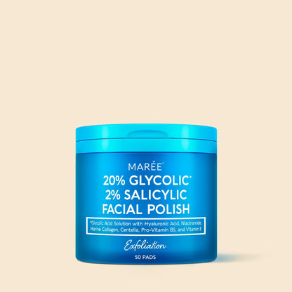 Marée® Glycolic Salicylic Acid Exfoliating Pads