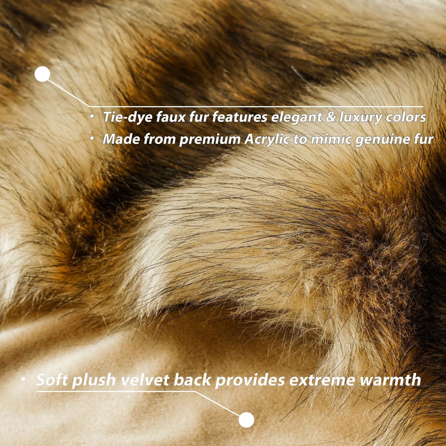Heavy Faux Fur Throw Blanket