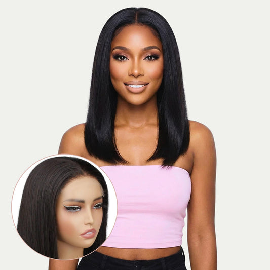 Straight Bob 5x5 HD Lace Closure Wig
