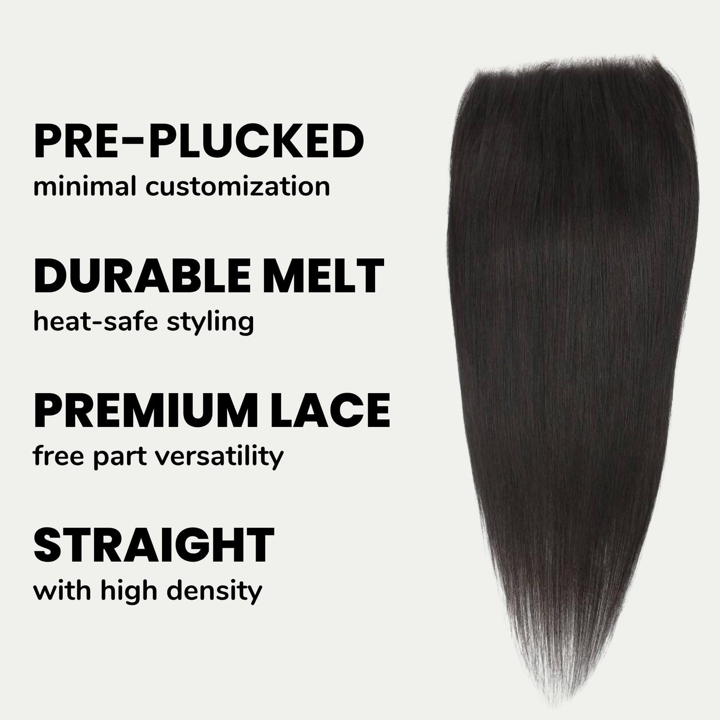 Straight 7x7 HD Lace Closure