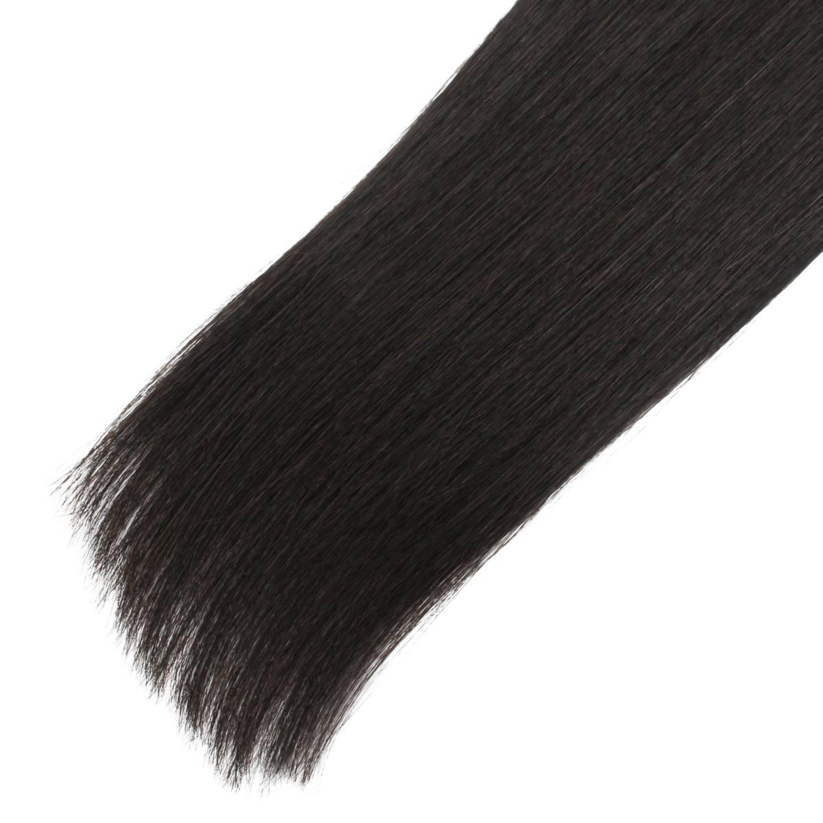 Natural 1B Straight Bulk Braiding Hair