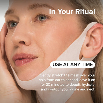 24K Gold V-Line Jaw Lifting Mask | 20 PCS