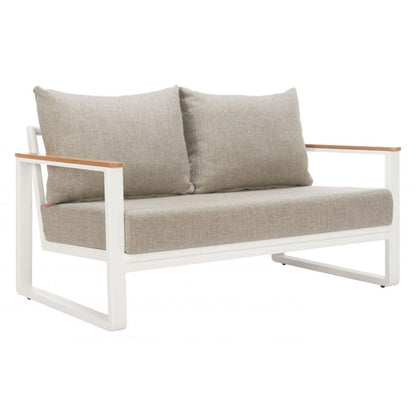Welt Olefin Fabric Outdoor Sofa