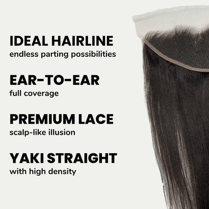 Yaki Straight 13x4 HD Lace Frontal