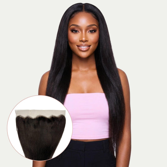 Yaki Straight, 13x4 Transparent Lace Frontal