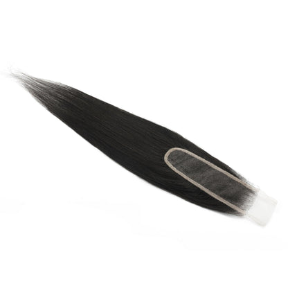 Yaki Straight 2x6 Transparent Lace Hair Closure