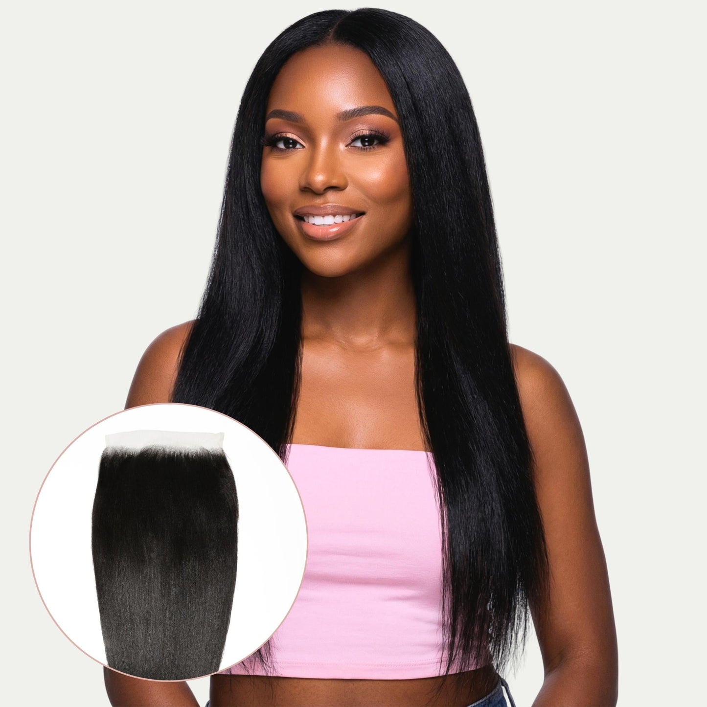 Yaki Straight 7x7 HD Lace Closure