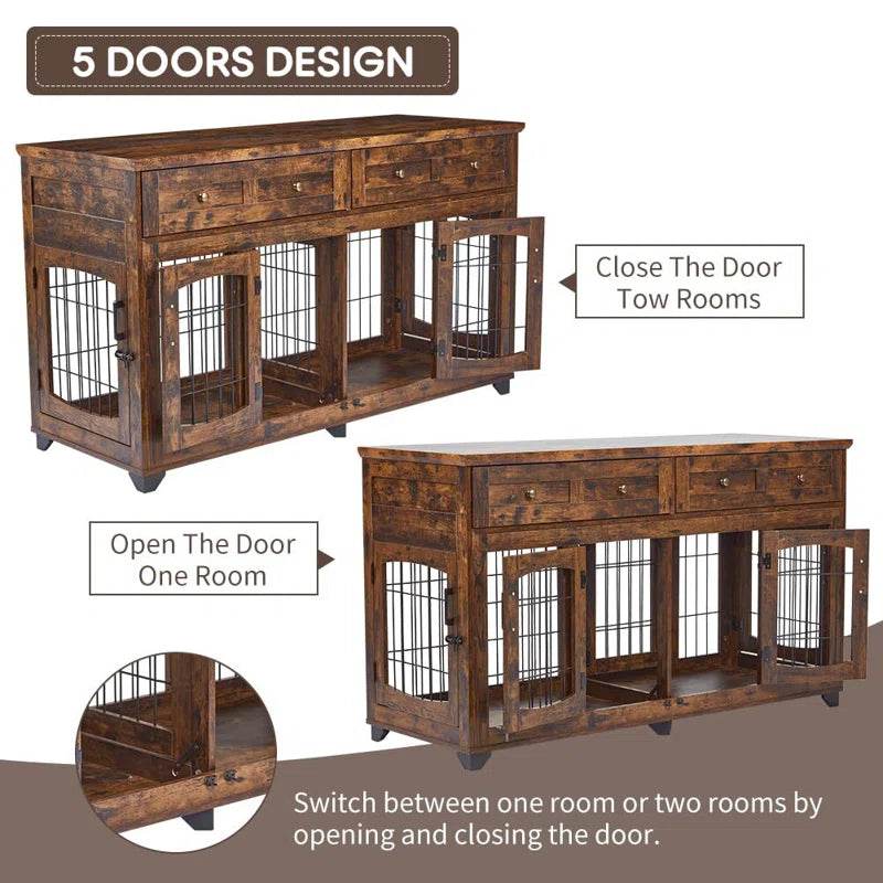 Console Dog Crate