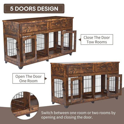 Console Dog Crate