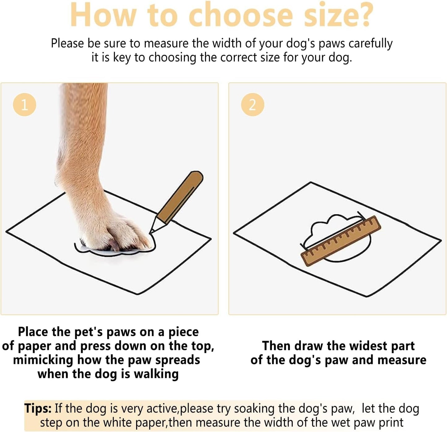 Indoor Dog Shoes for Paw Protection | Non-Slip, 4 Pack