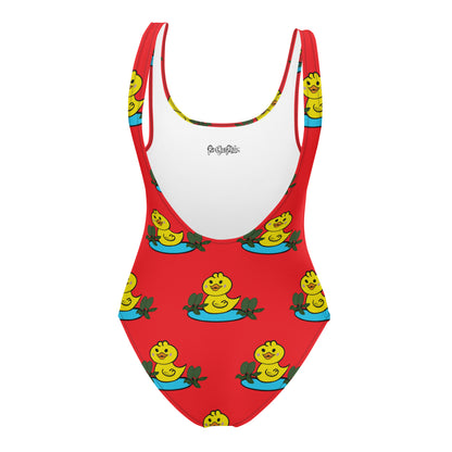 Paint Your Palette™ | One Piece Swimsuit, Duck, Red
