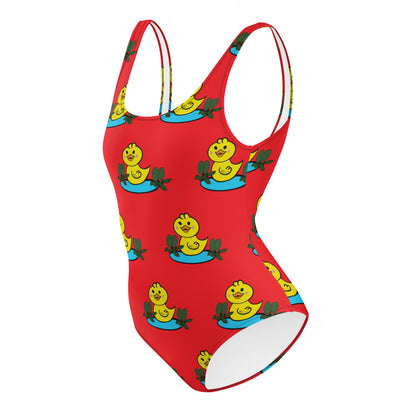 Paint Your Palette™ | One Piece Swimsuit, Duck, Red