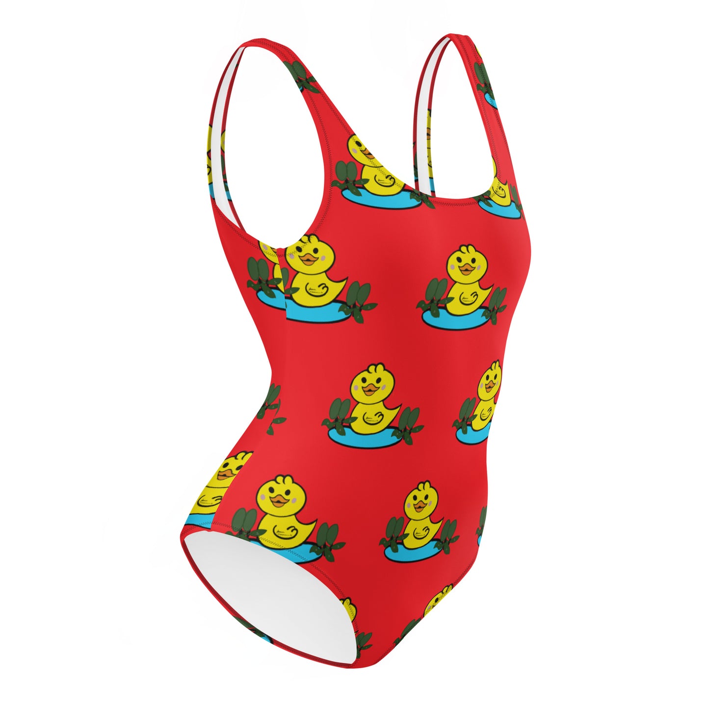 Paint Your Palette™ | One Piece Swimsuit, Duck, Red