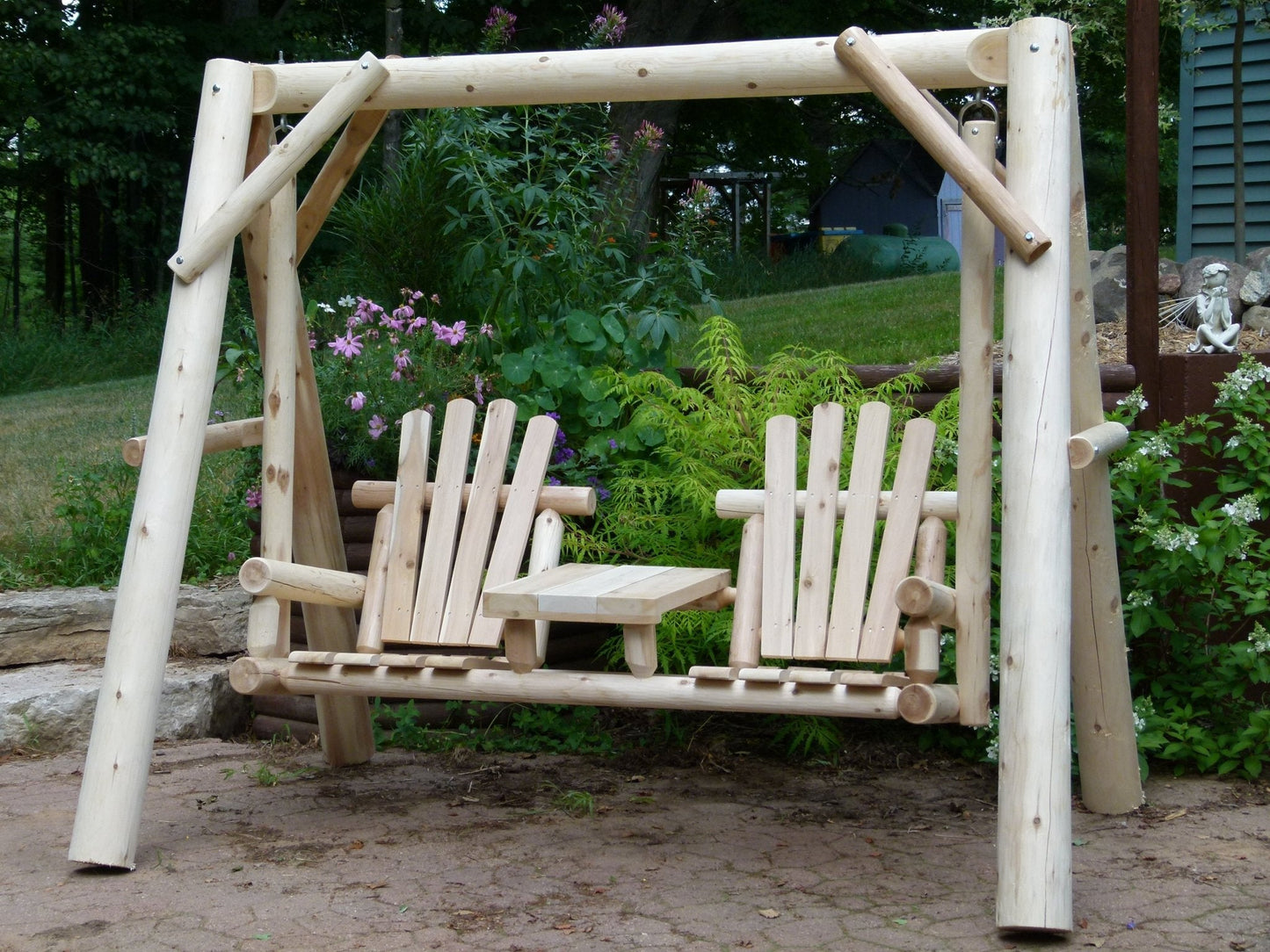 Backyard Garden Swings | Cedar Creek Rustic Furniture