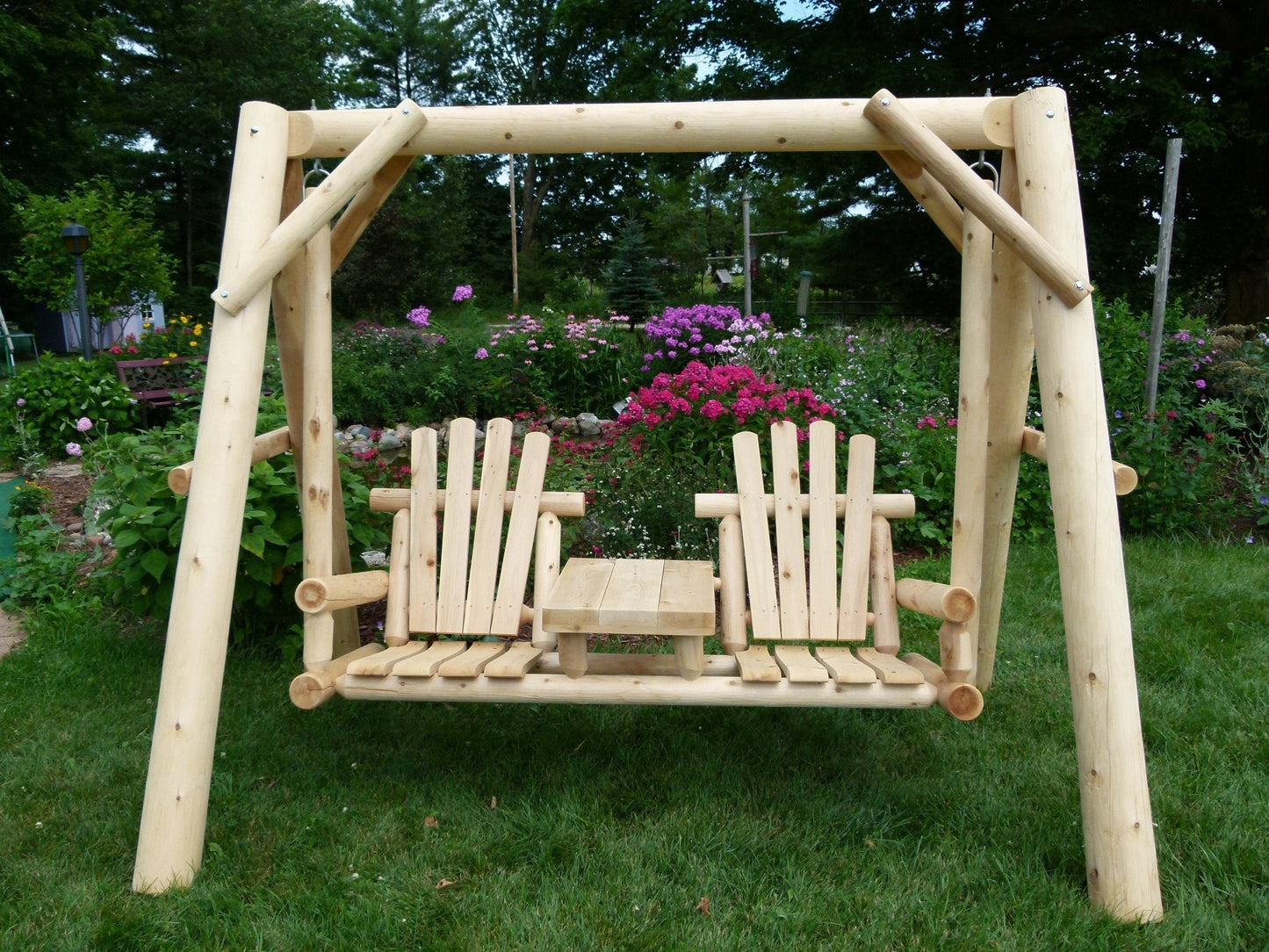 Backyard Garden Swings | Cedar Creek Rustic Furniture