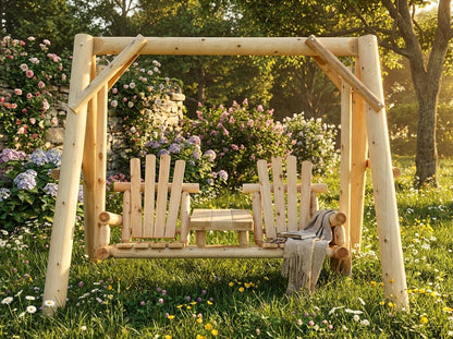 Backyard Garden Swings | Cedar Creek Rustic Furniture