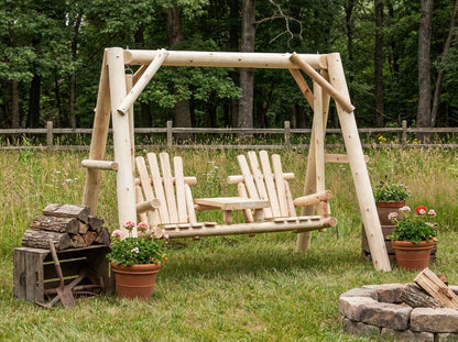 Backyard Garden Swings | Cedar Creek Rustic Furniture