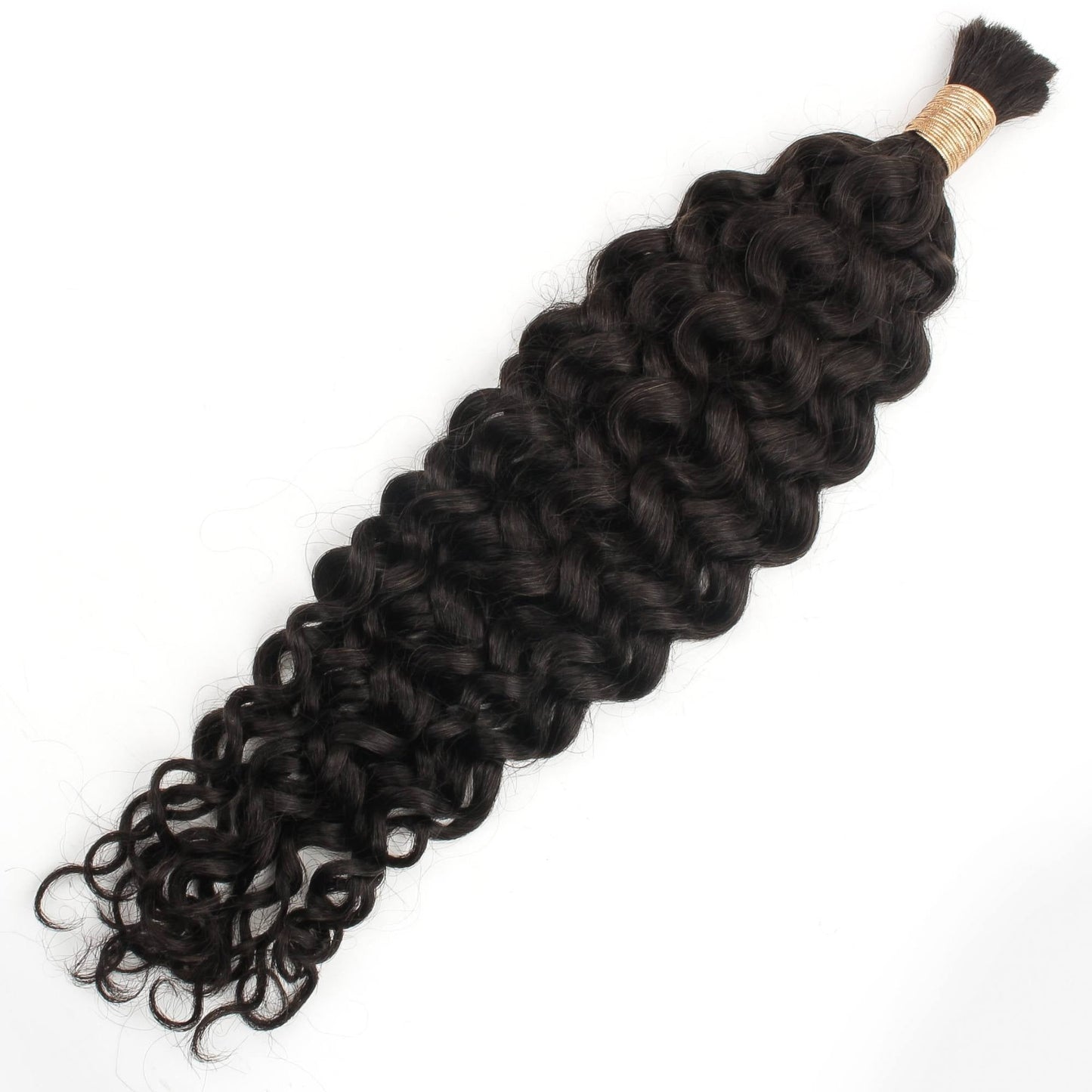 Natural 1B Ocean Wave Bulk Braiding Hair