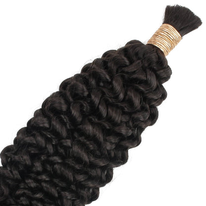Natural Black Water Wave, Bulk Braiding Hair