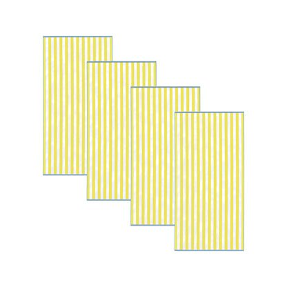Oversized Striped Border Cabana Beach Towel - Santa Cruz