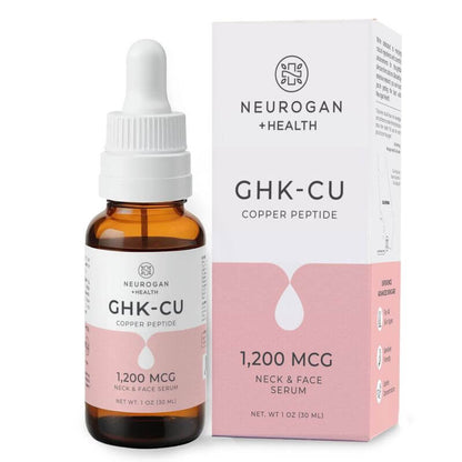 Neurogan Health GHK-CU copper peptide serum bottle and packaging on a white background