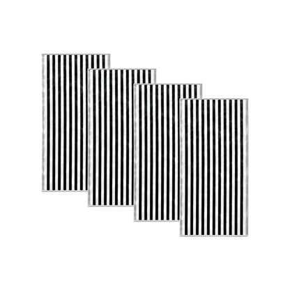 Oversized Striped Border Cabana Beach Towel - Santa Cruz