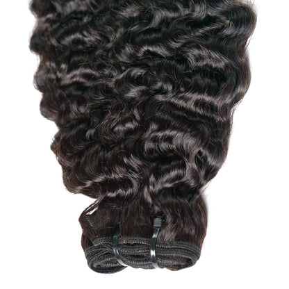 Burmese Curly Hair Bundles - 1B Natural Black